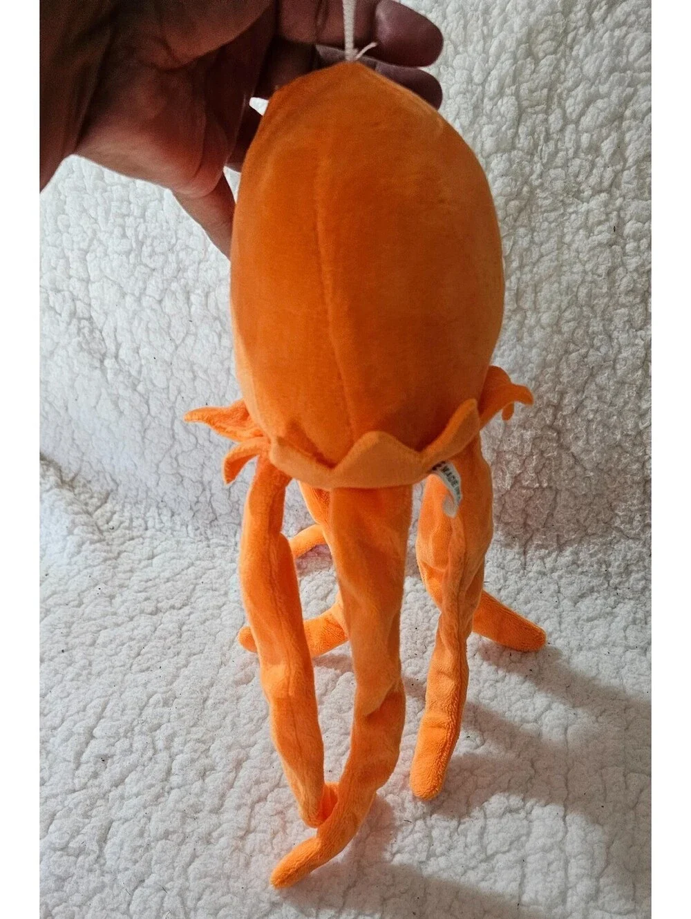 New Unbranded One-Eyed Stinger Jellyfish Plush Toy Orange 11